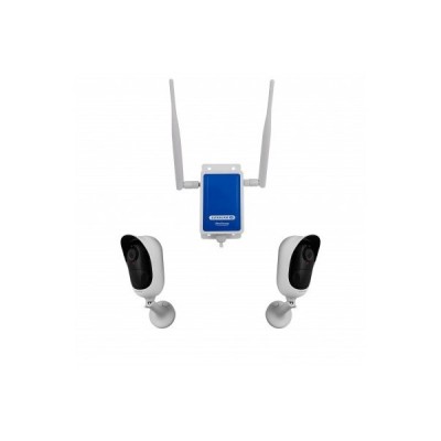 Kit de 2 Caméras surveillance fixe 3G 4G