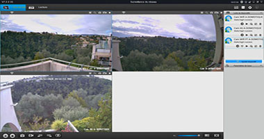 Centre de télésurveillance sur PC
