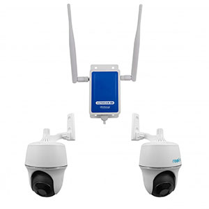 kit de 2 caméras GSM motorisées